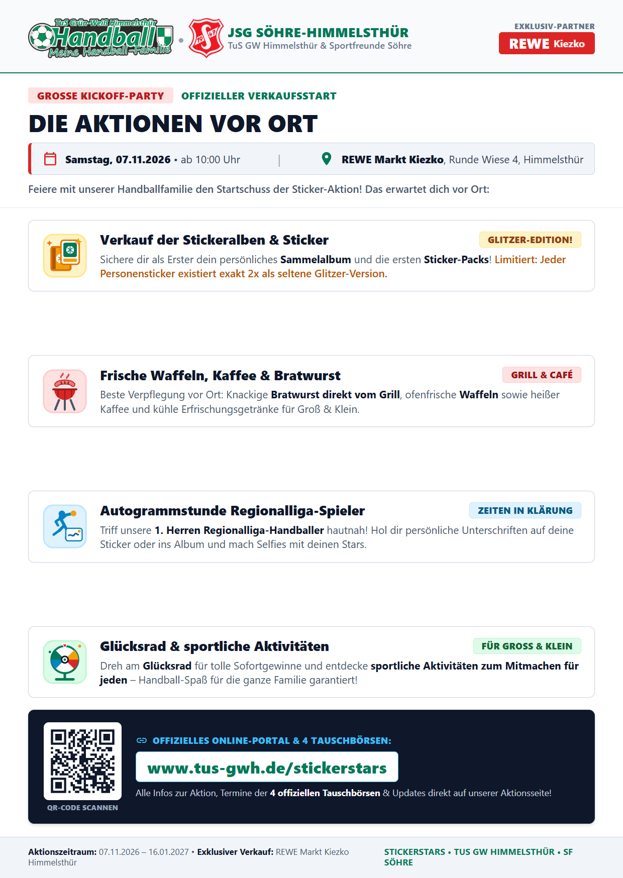 A6 Flyer Rückseite Aktionen